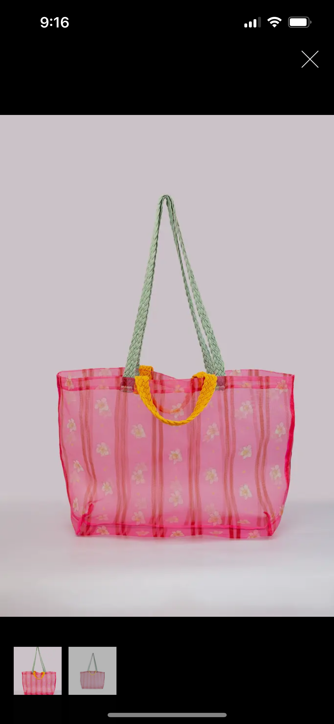 Mesh Beach Bag