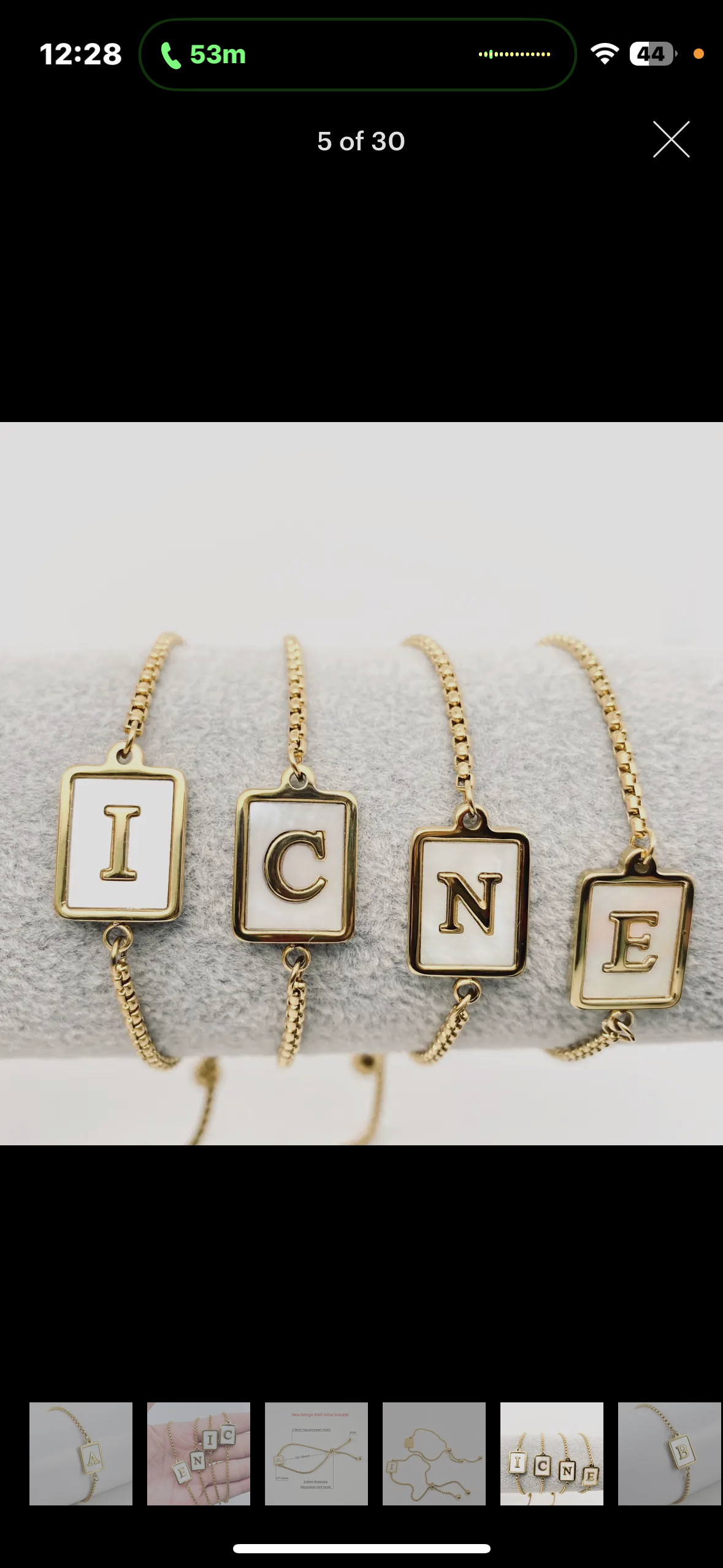 initial bracelets