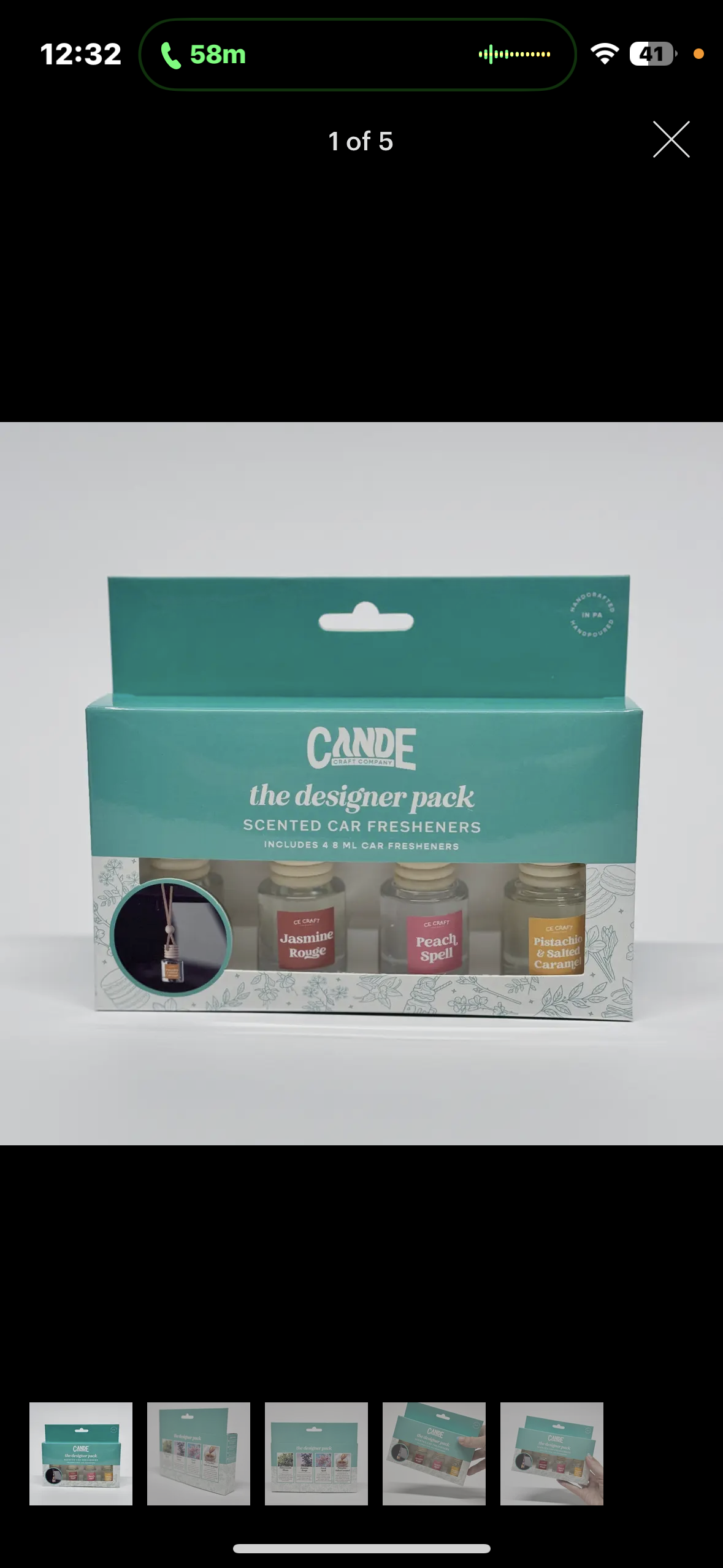 car freshener gift set