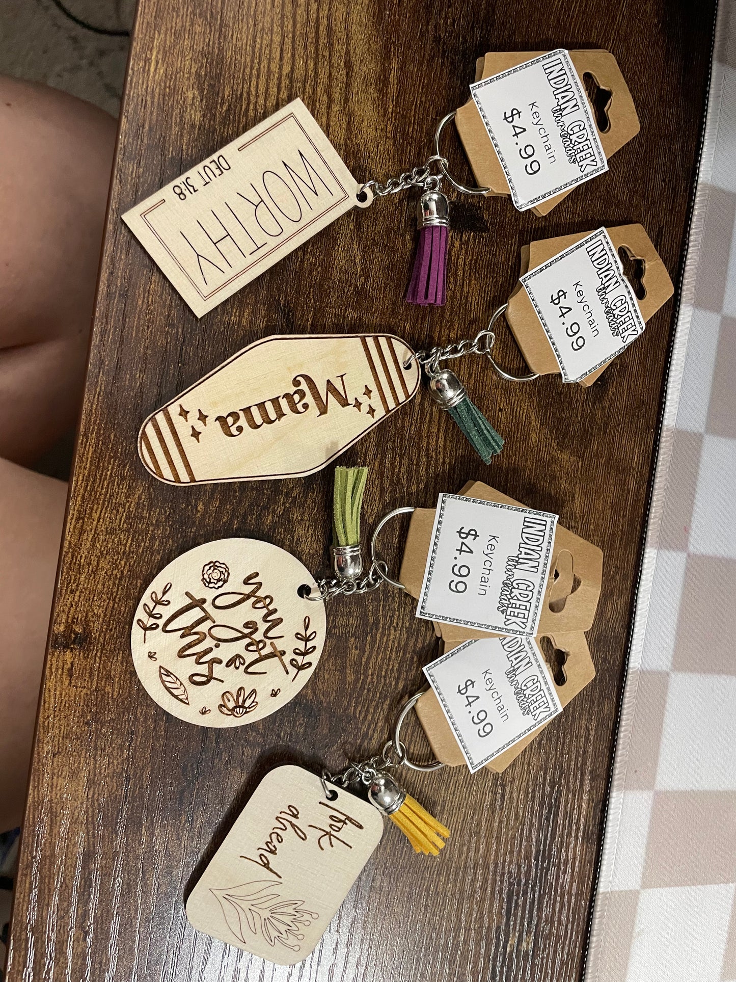 Wooden Keychains