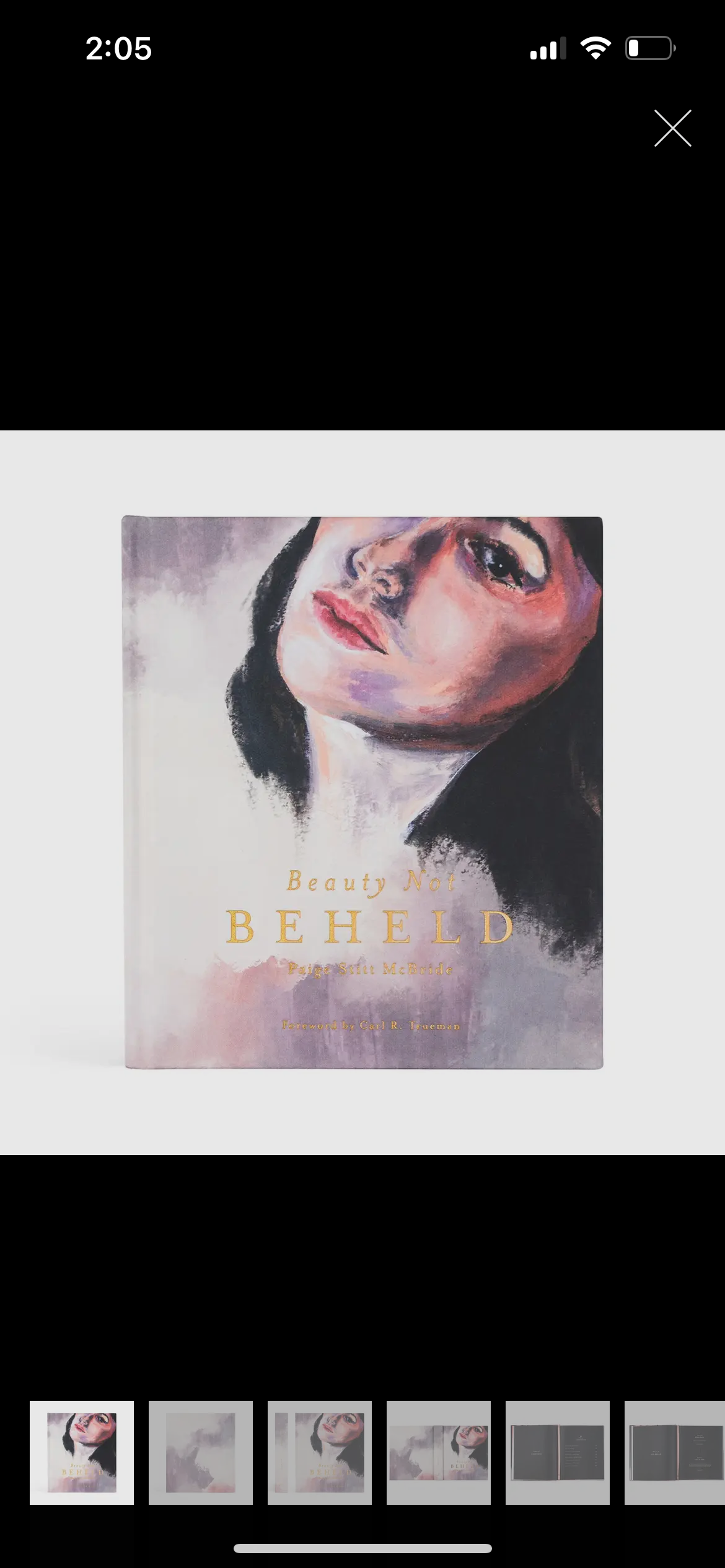 Beauty Not Beheld