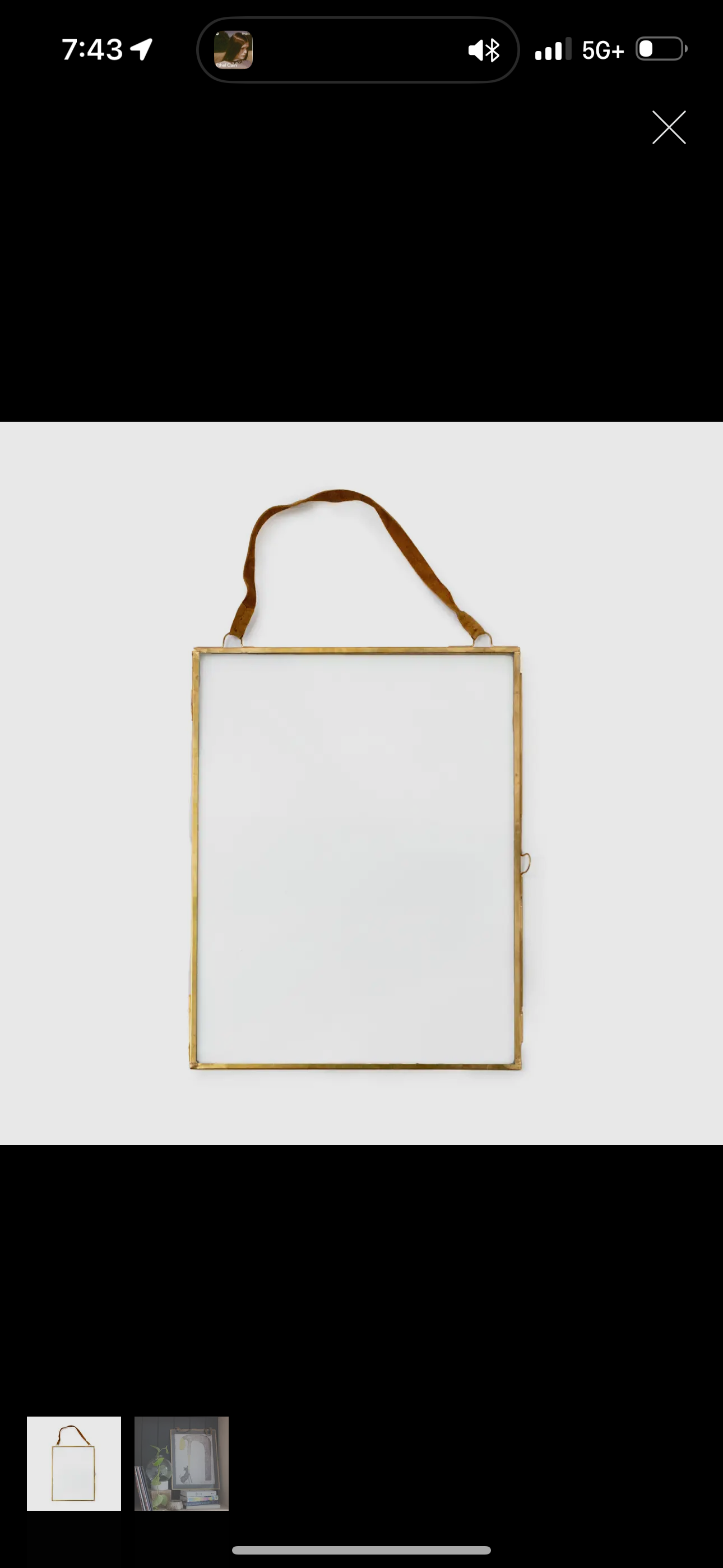 Glass & Brass Frame