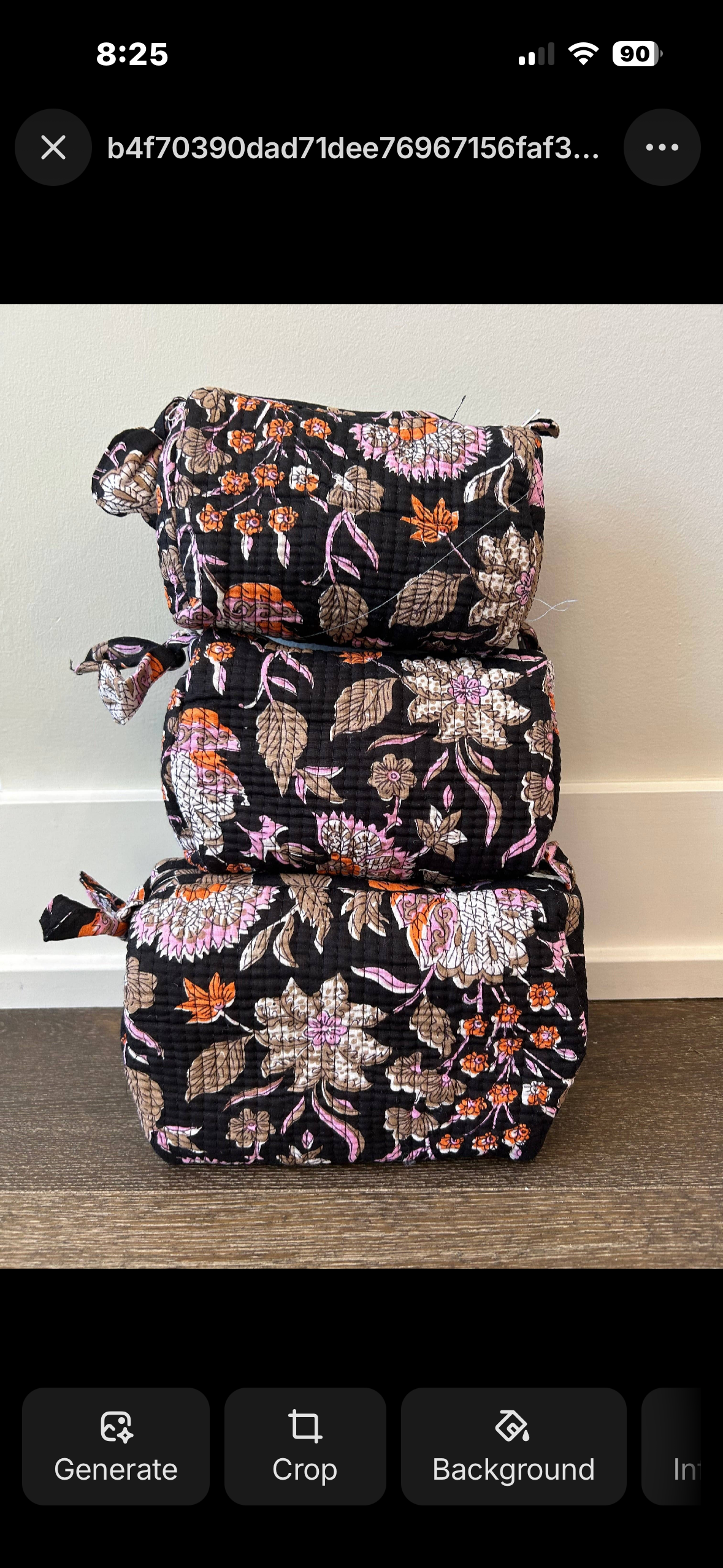 medium quilted bag