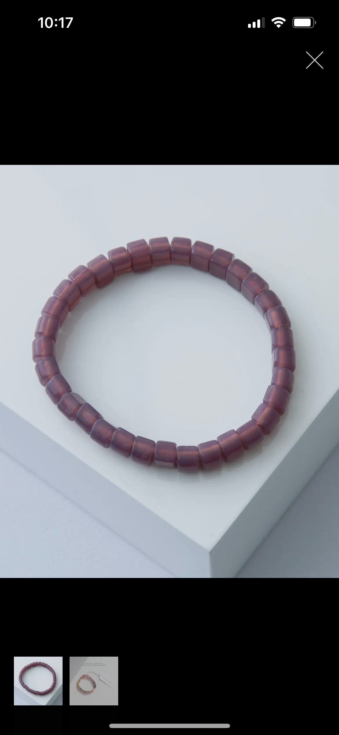 Opaque Glass Bracelet