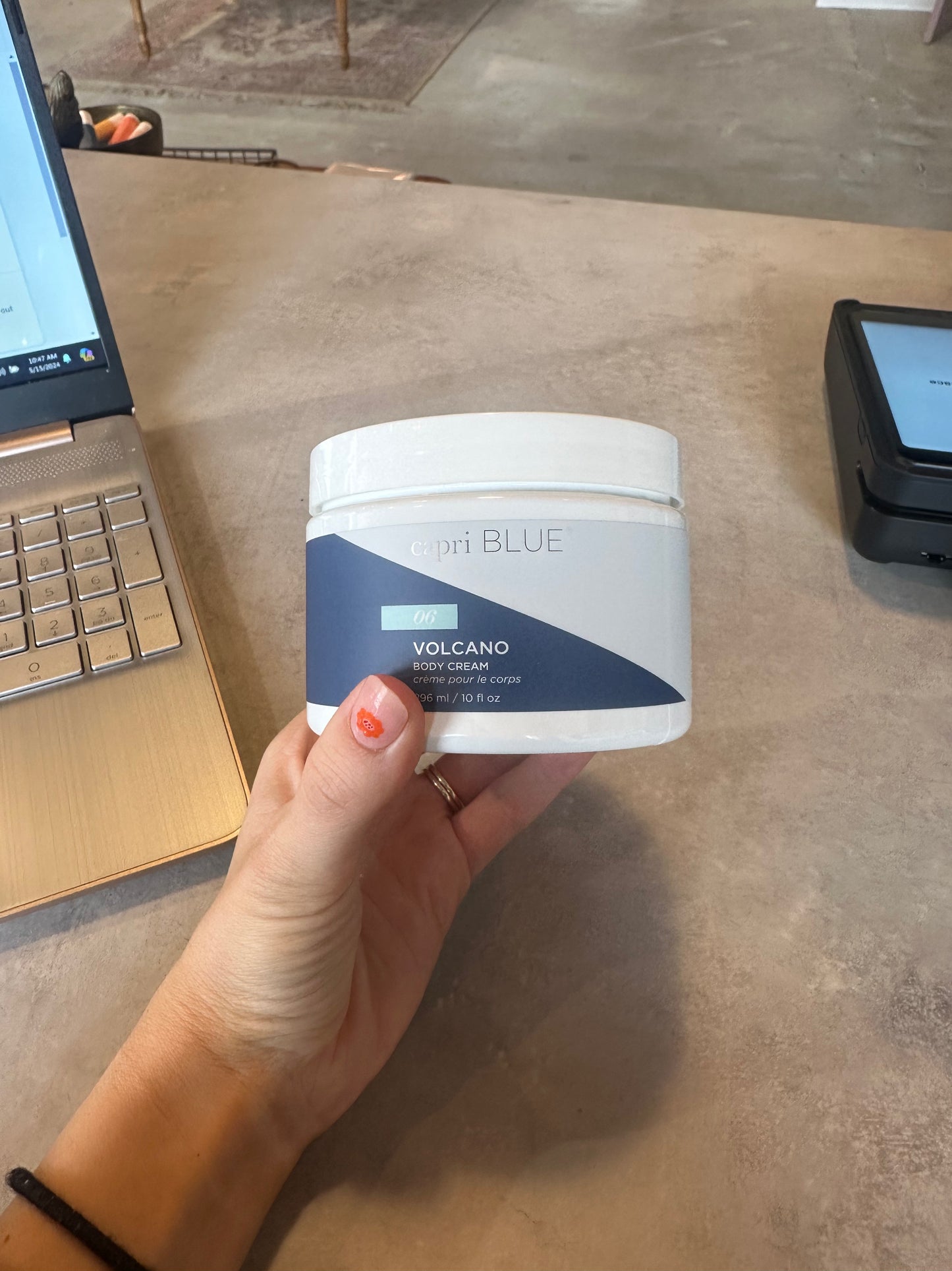 volcano body cream