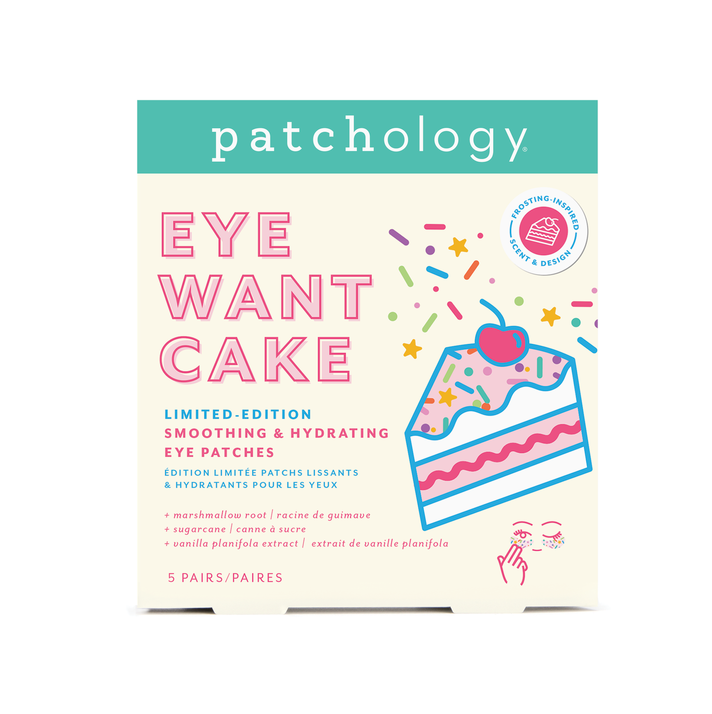 birthday cake eyepatch