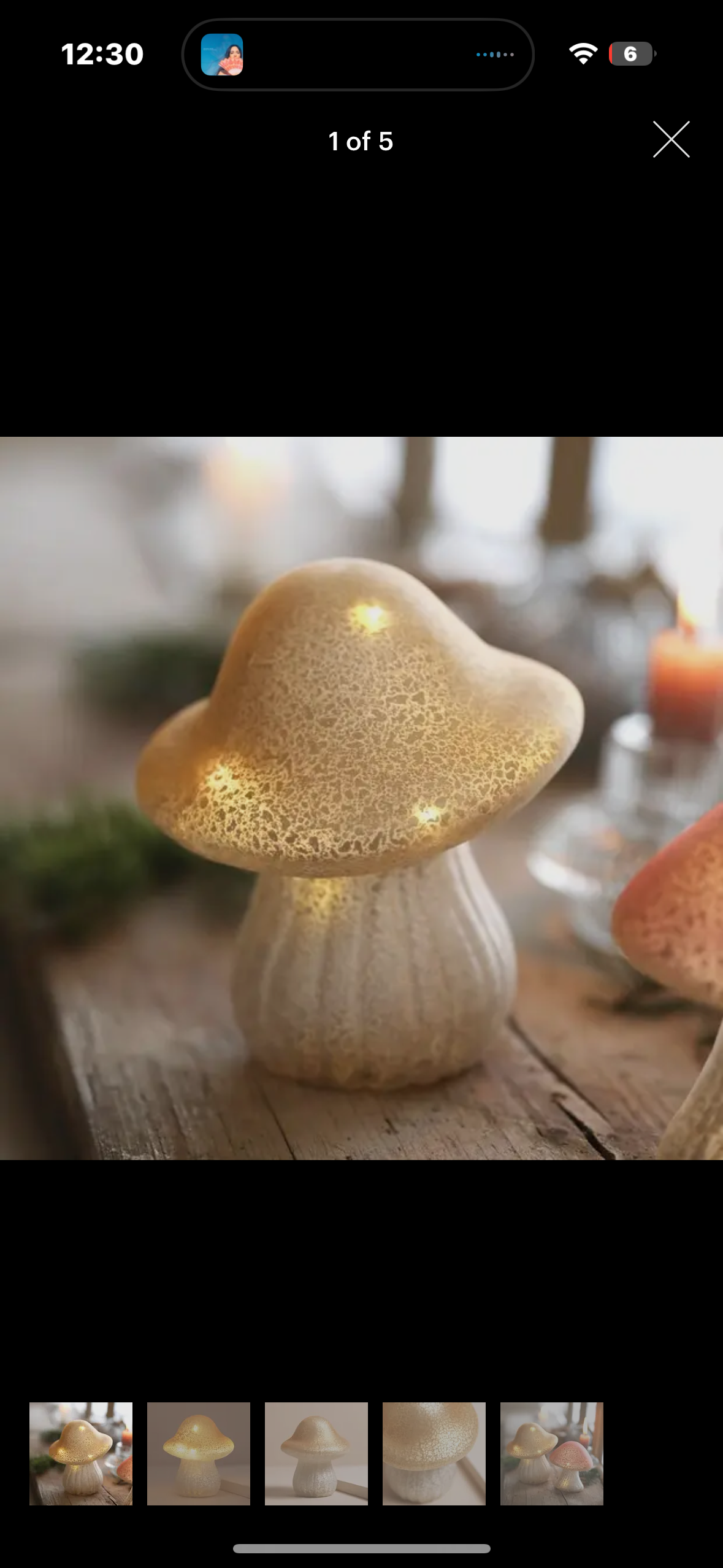 mushroom light