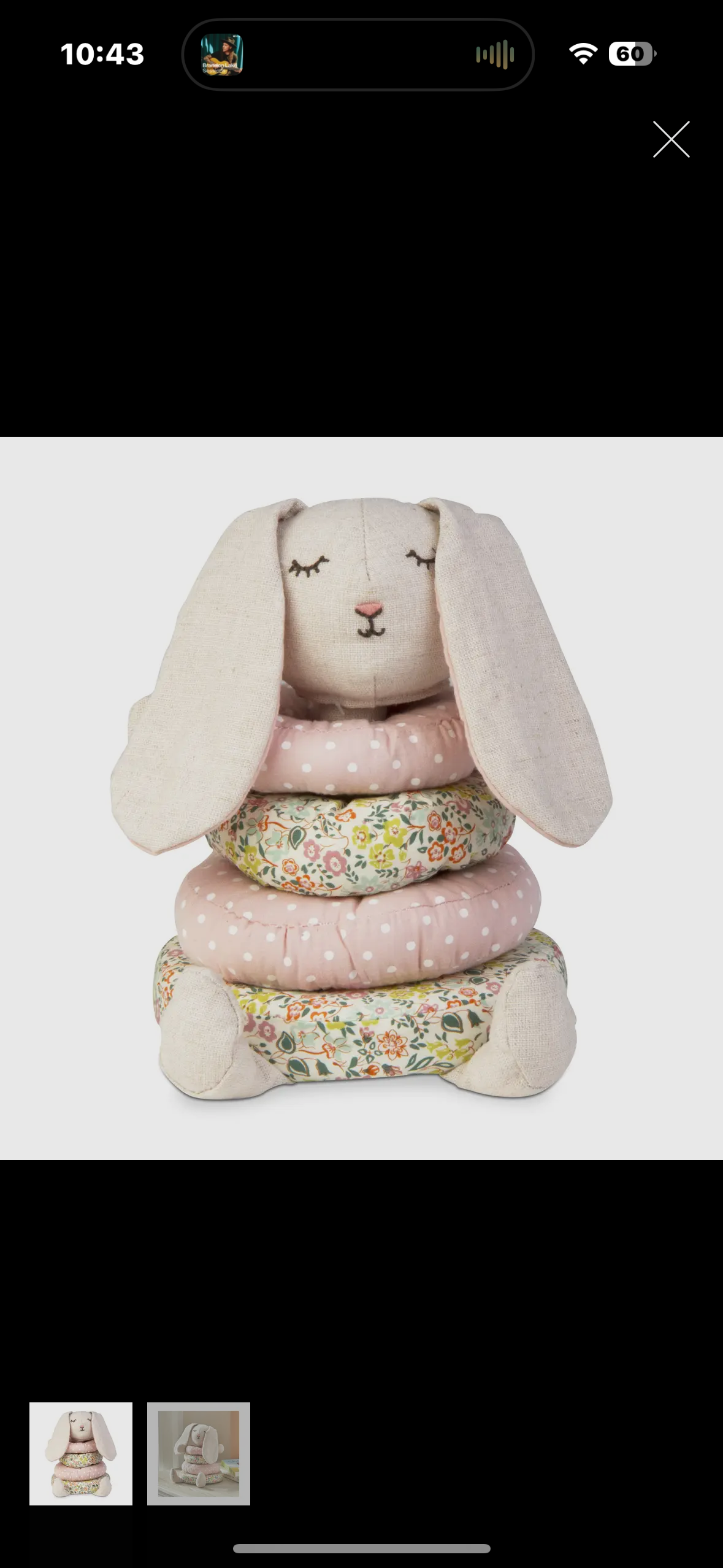 quilted baby toy