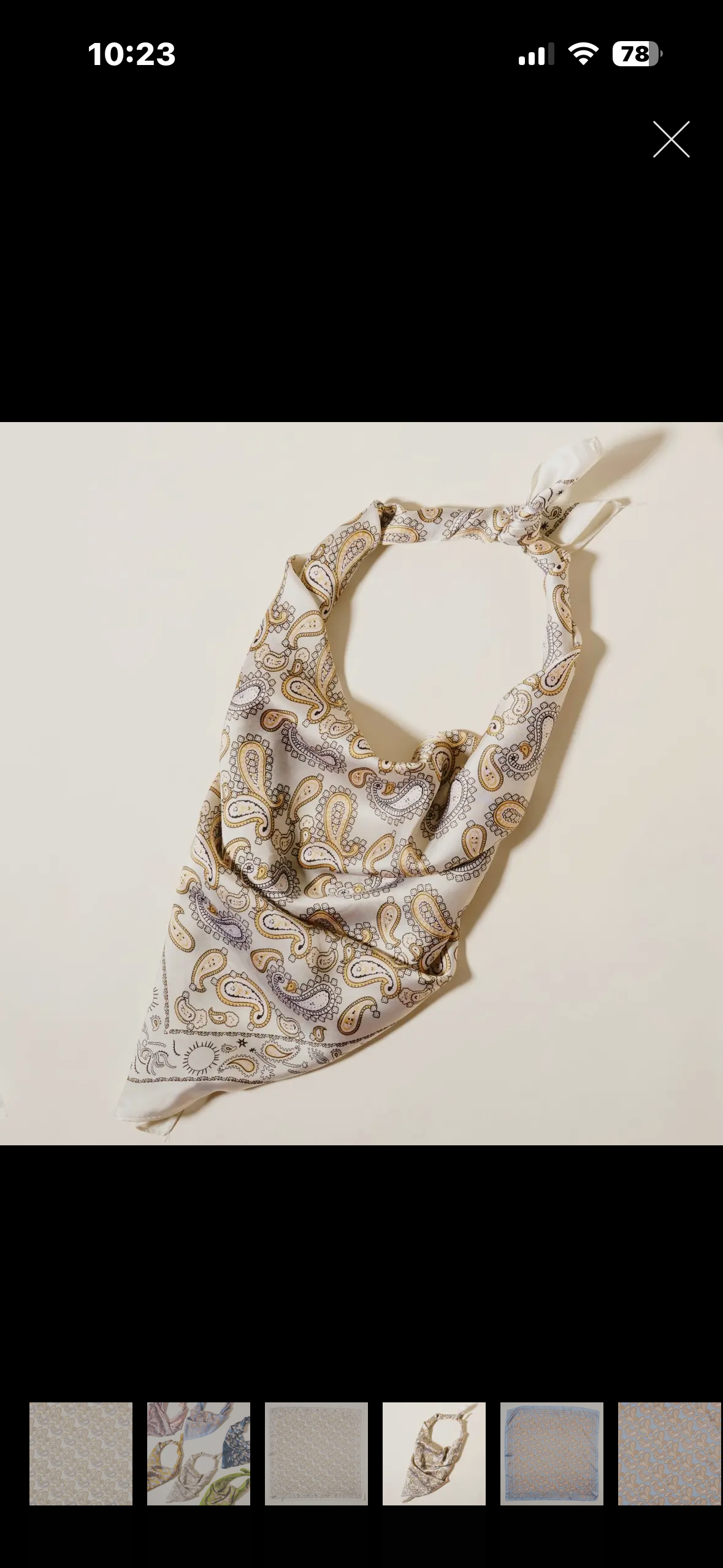 silk bandanna