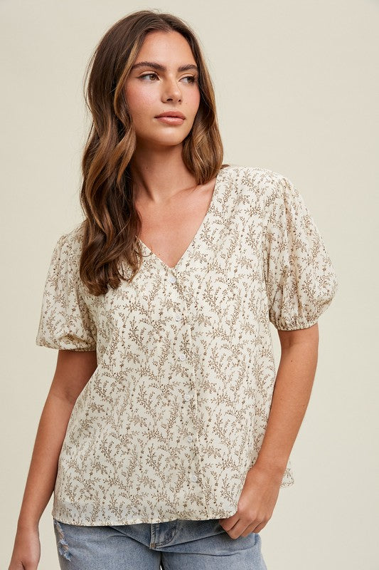 balloon sleeve blouse