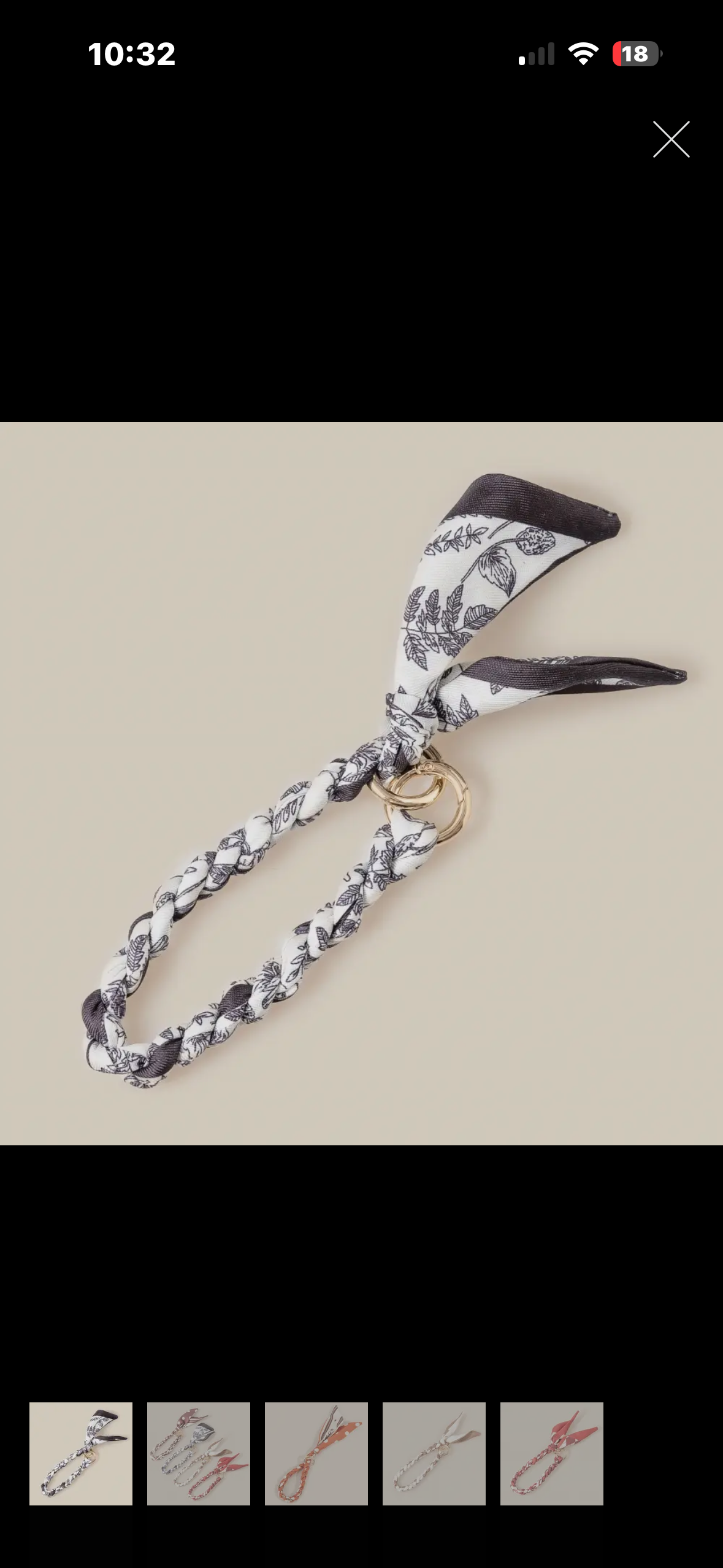 black bag charm