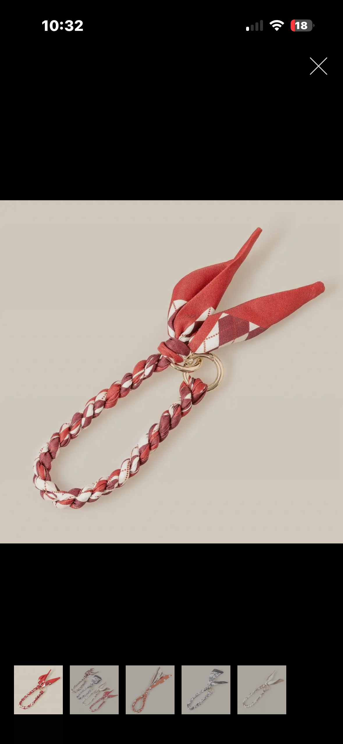red bag charm