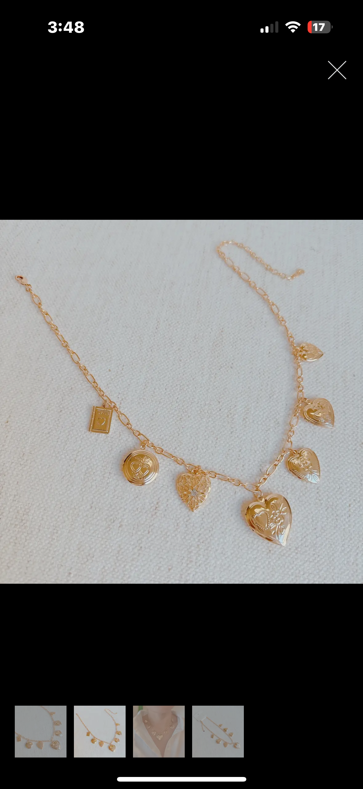 large charm locket