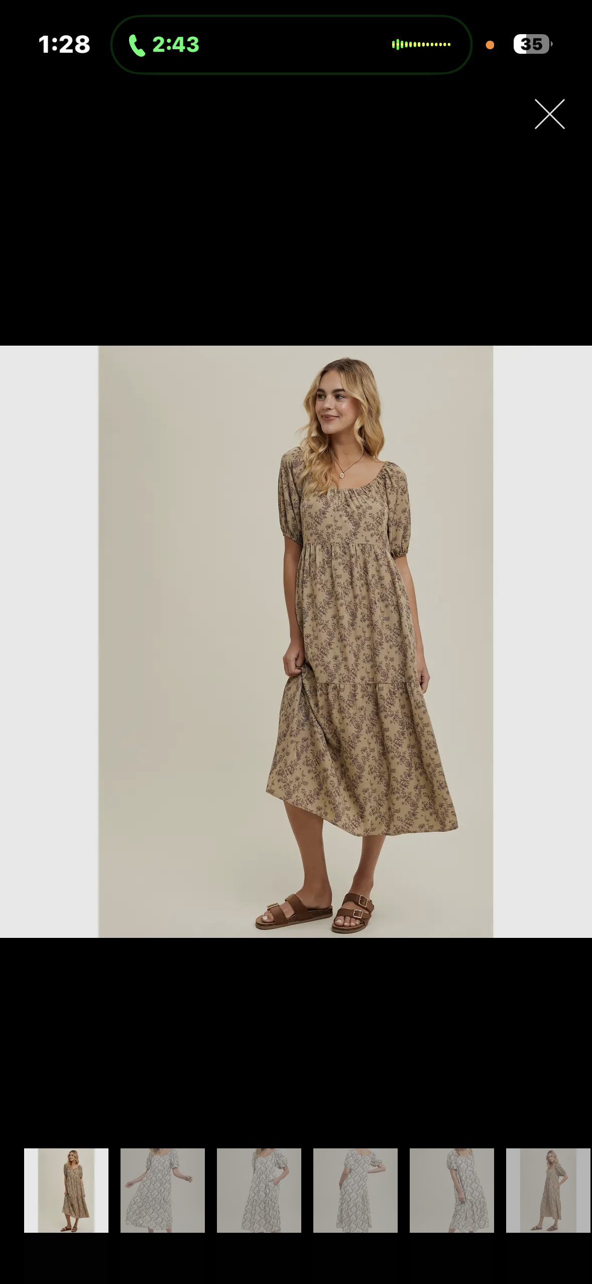 midi floral dress