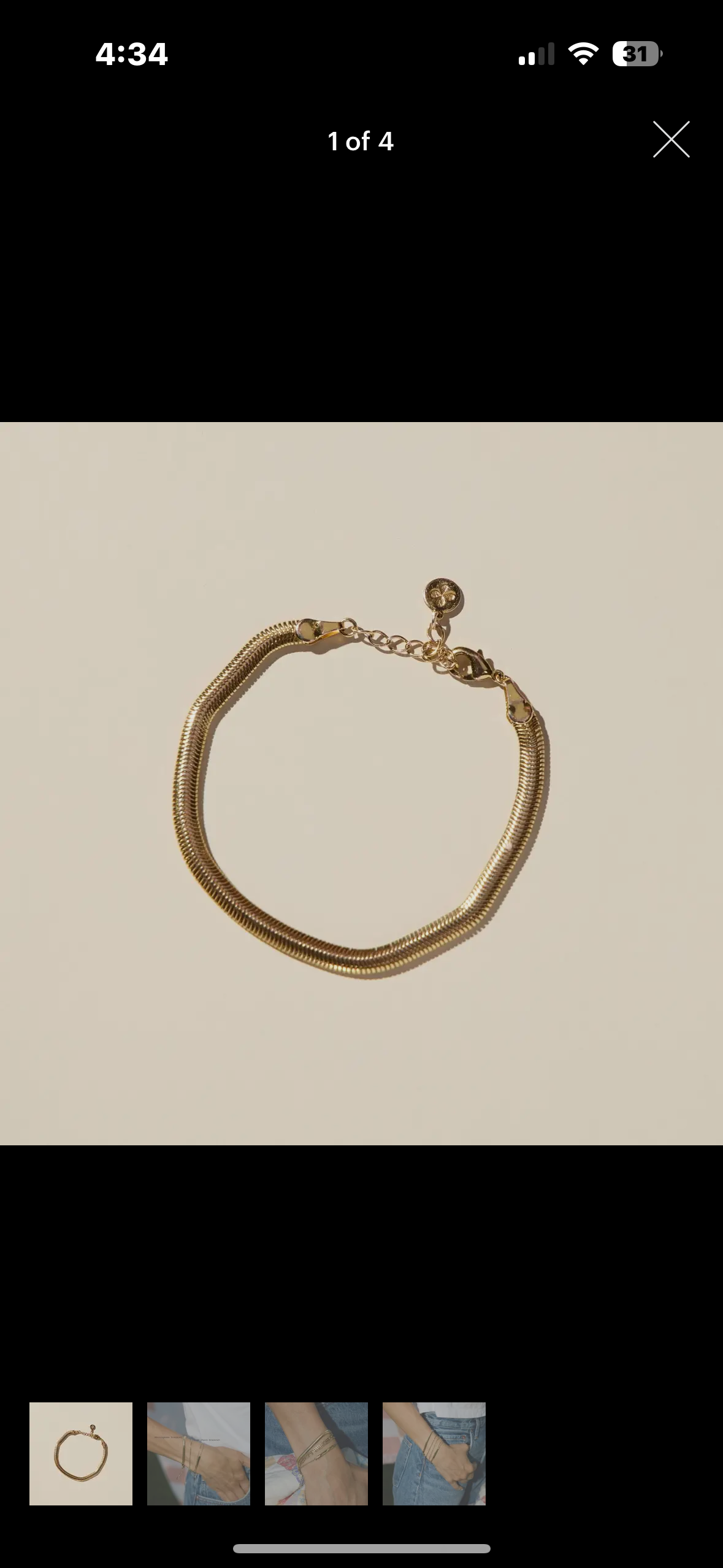 herringbone bracelet