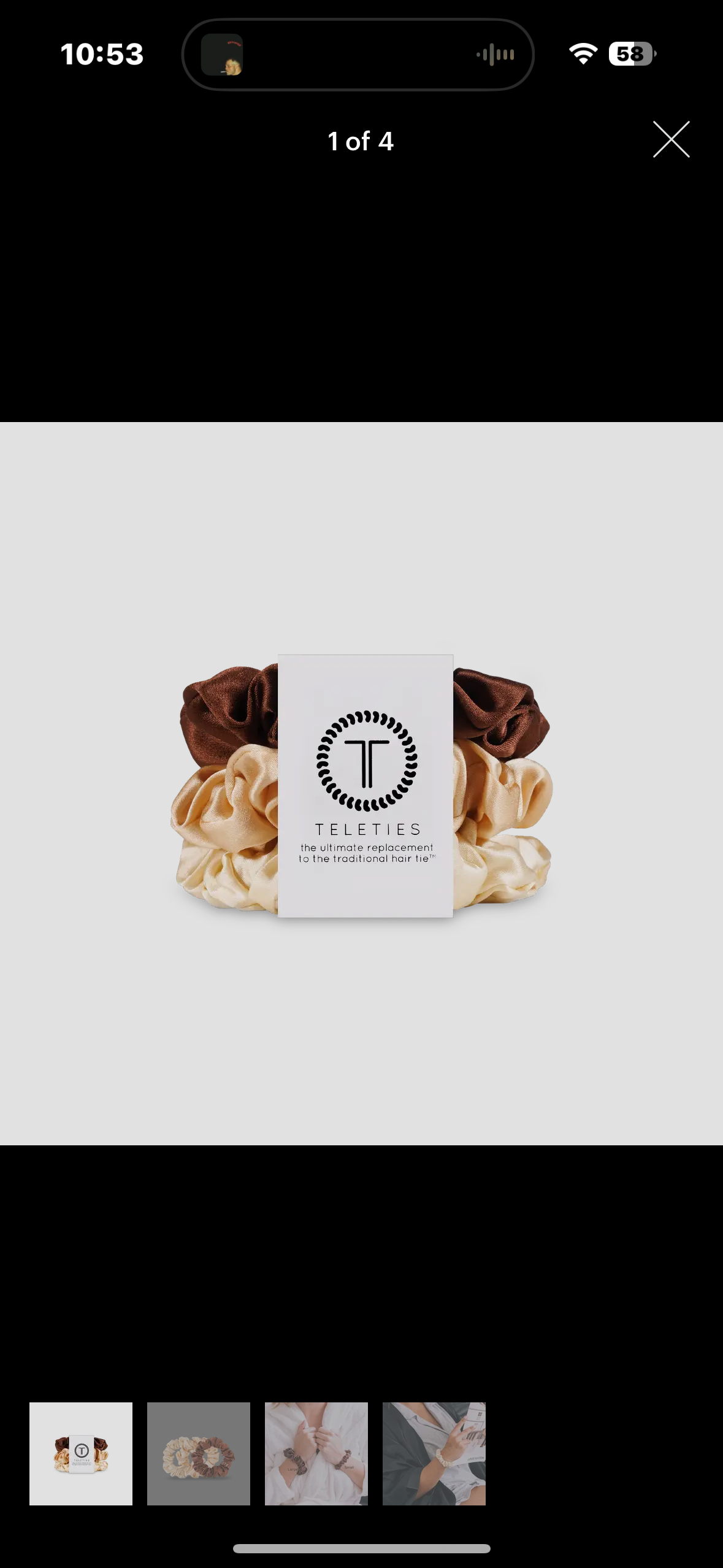small teleties scrunchie