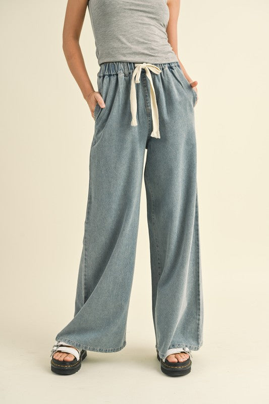 wide leg denim