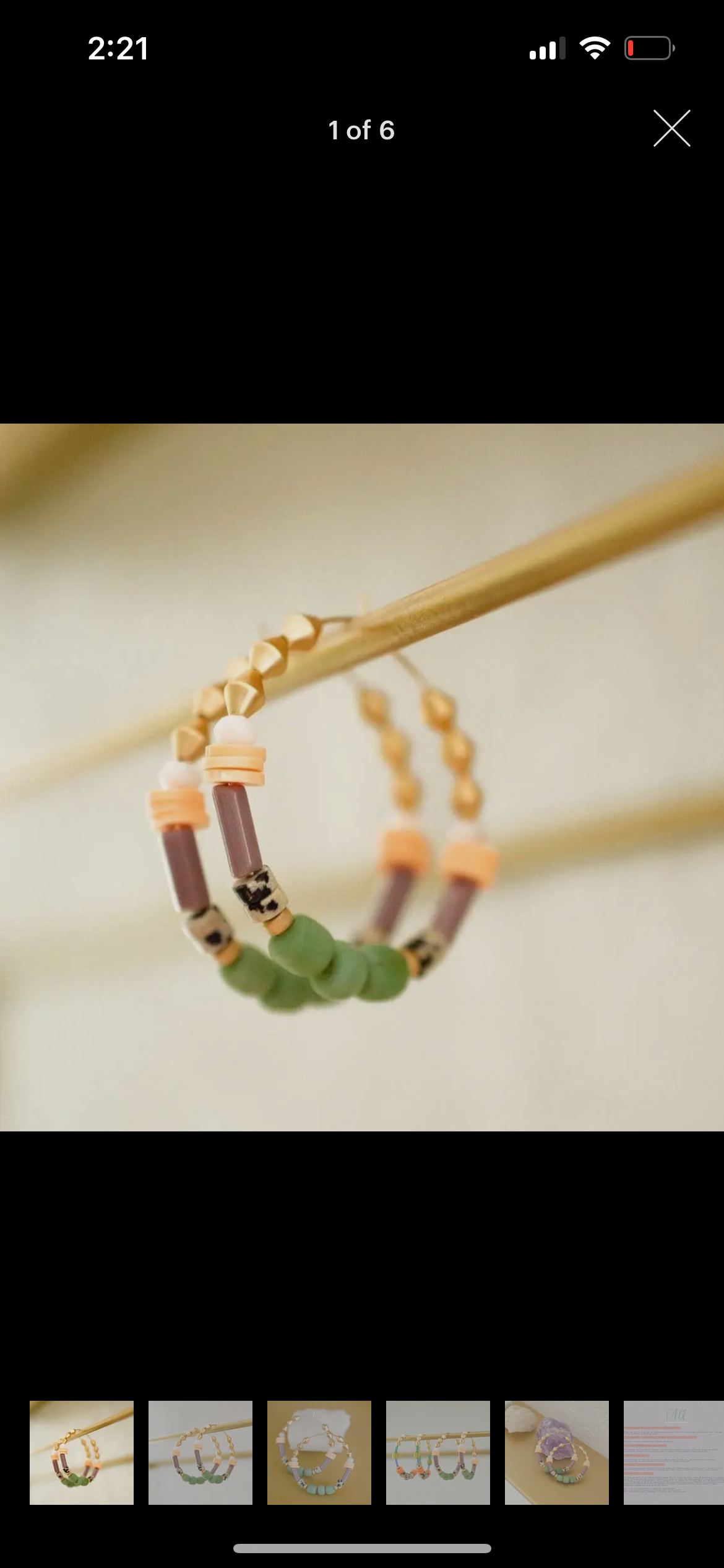 Pistachio Hoops