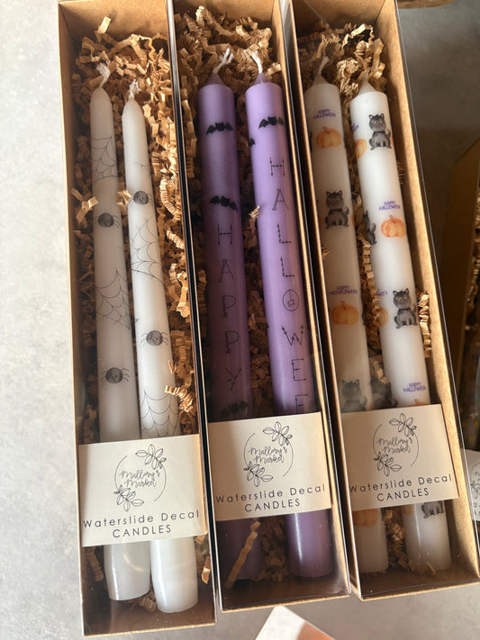 Waterside Decal Candles