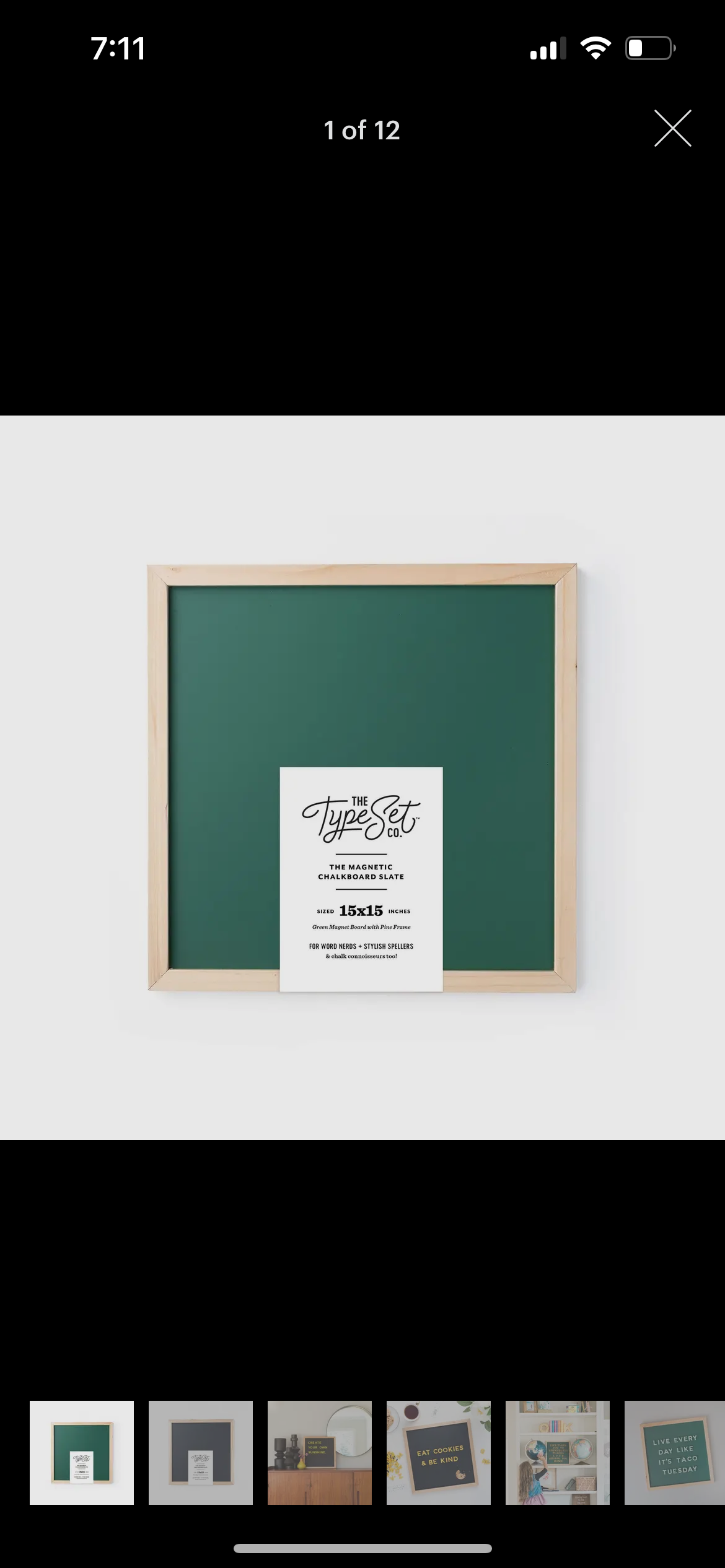 Type Set Magnetic Board