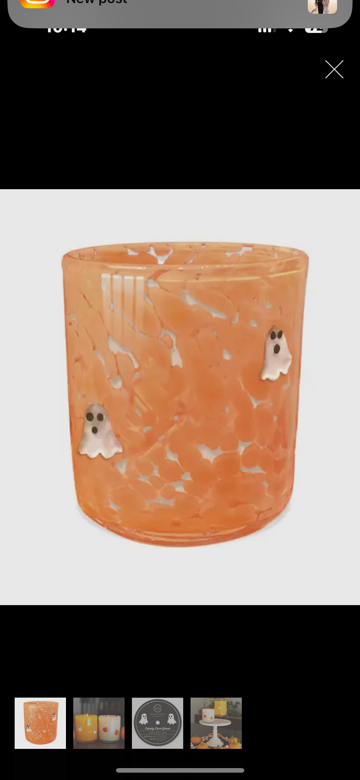 ghost icon candle