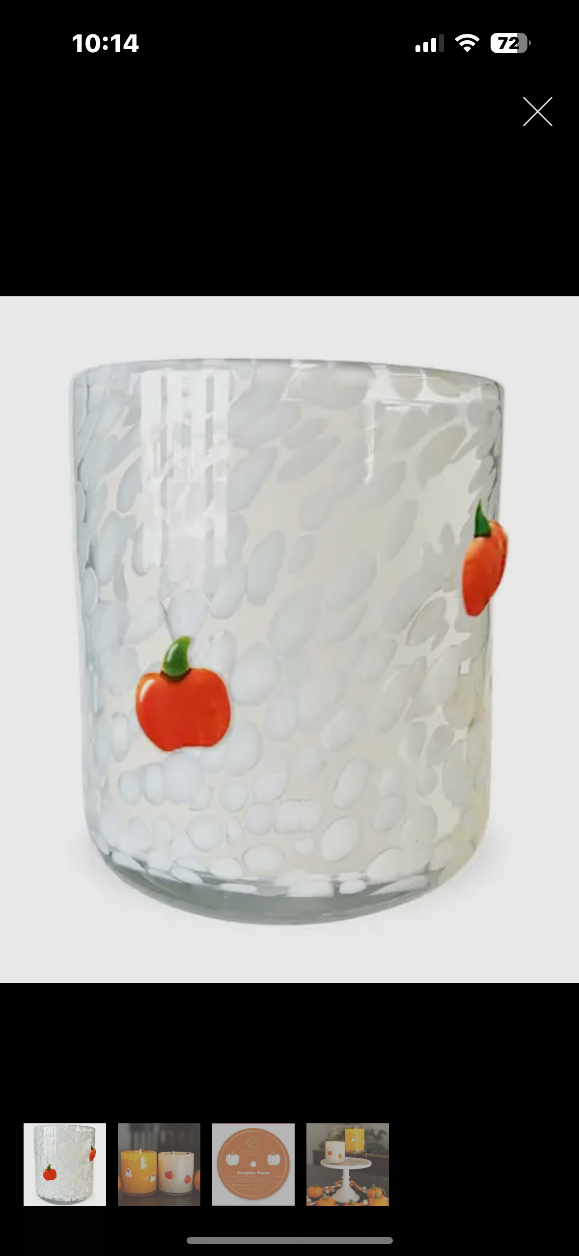 pumpkin icon candle