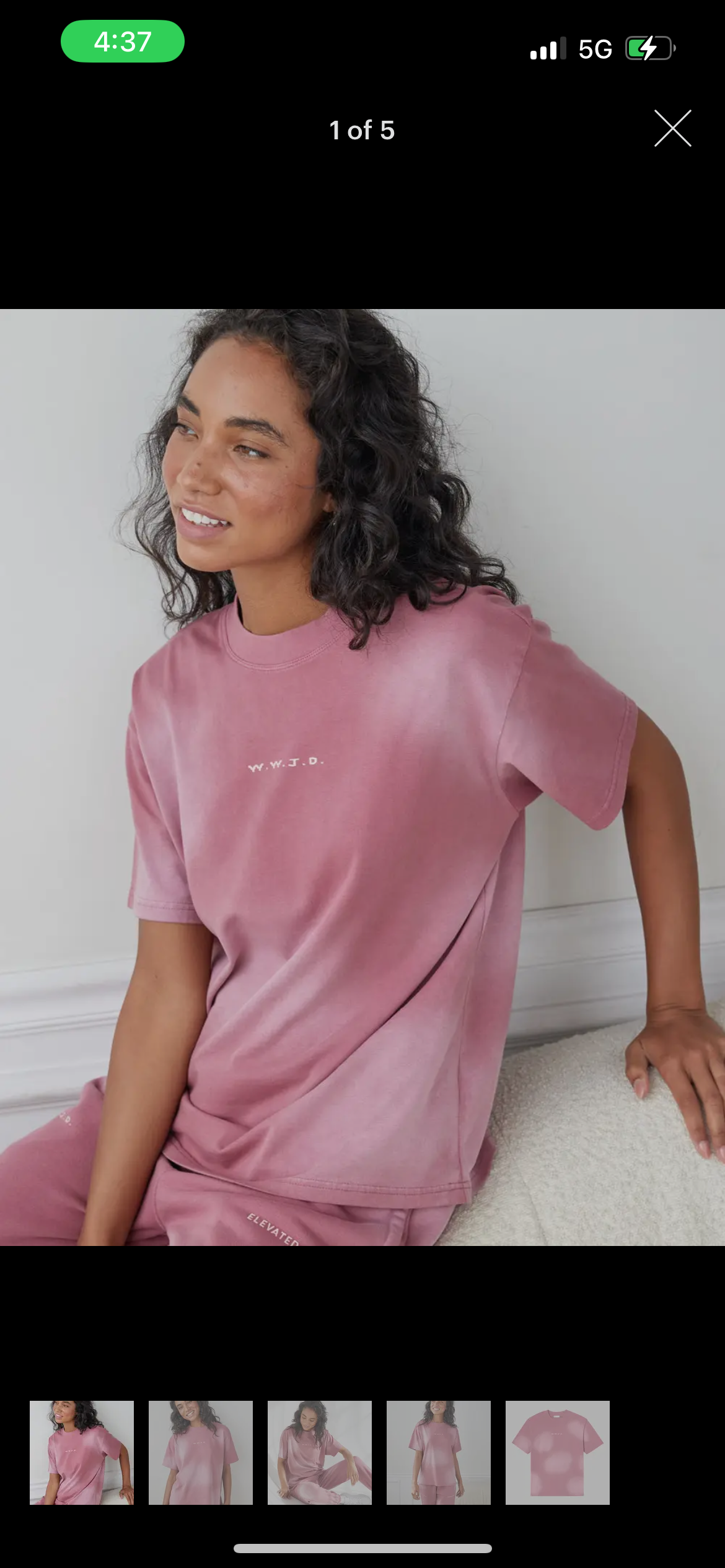 Pink WWJD Tee