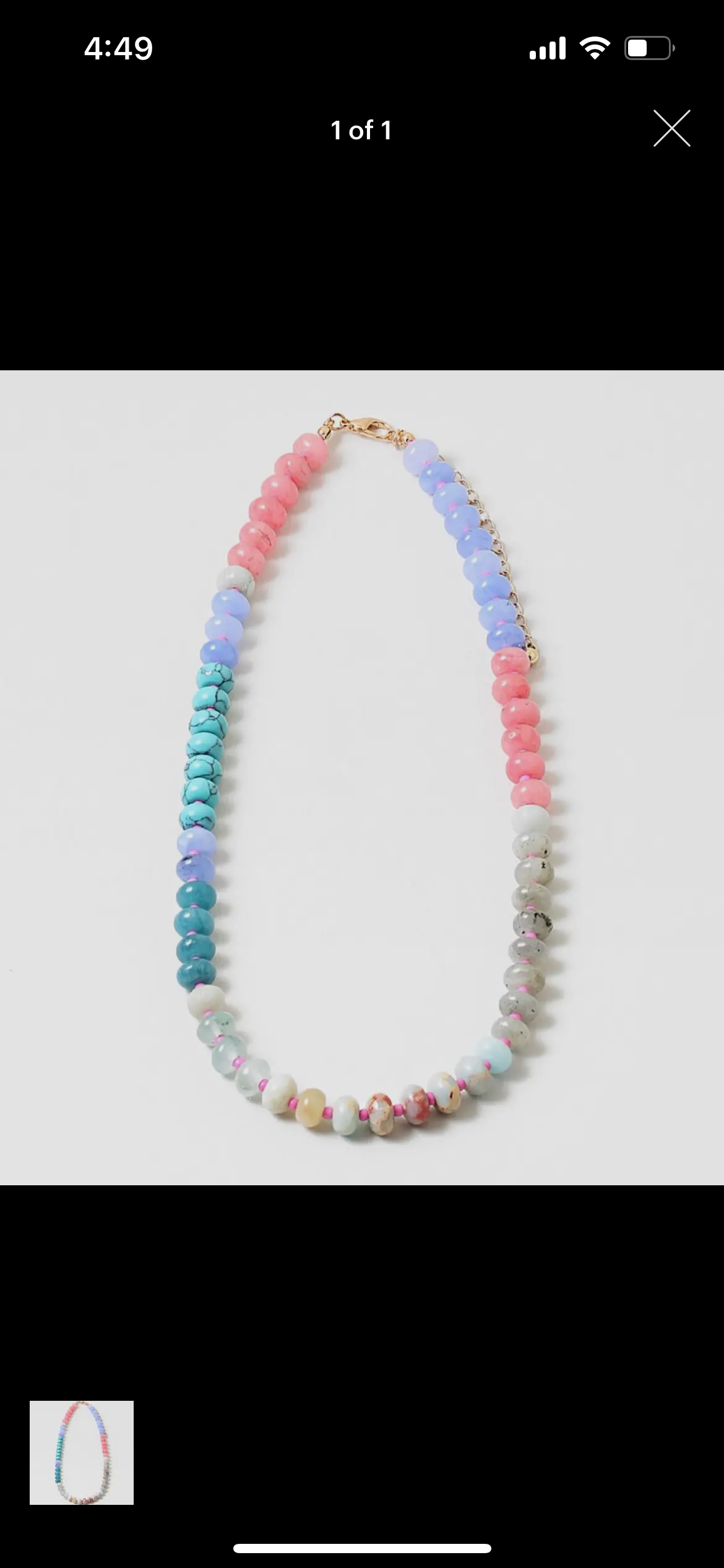 Ice Cream Shop Necklace