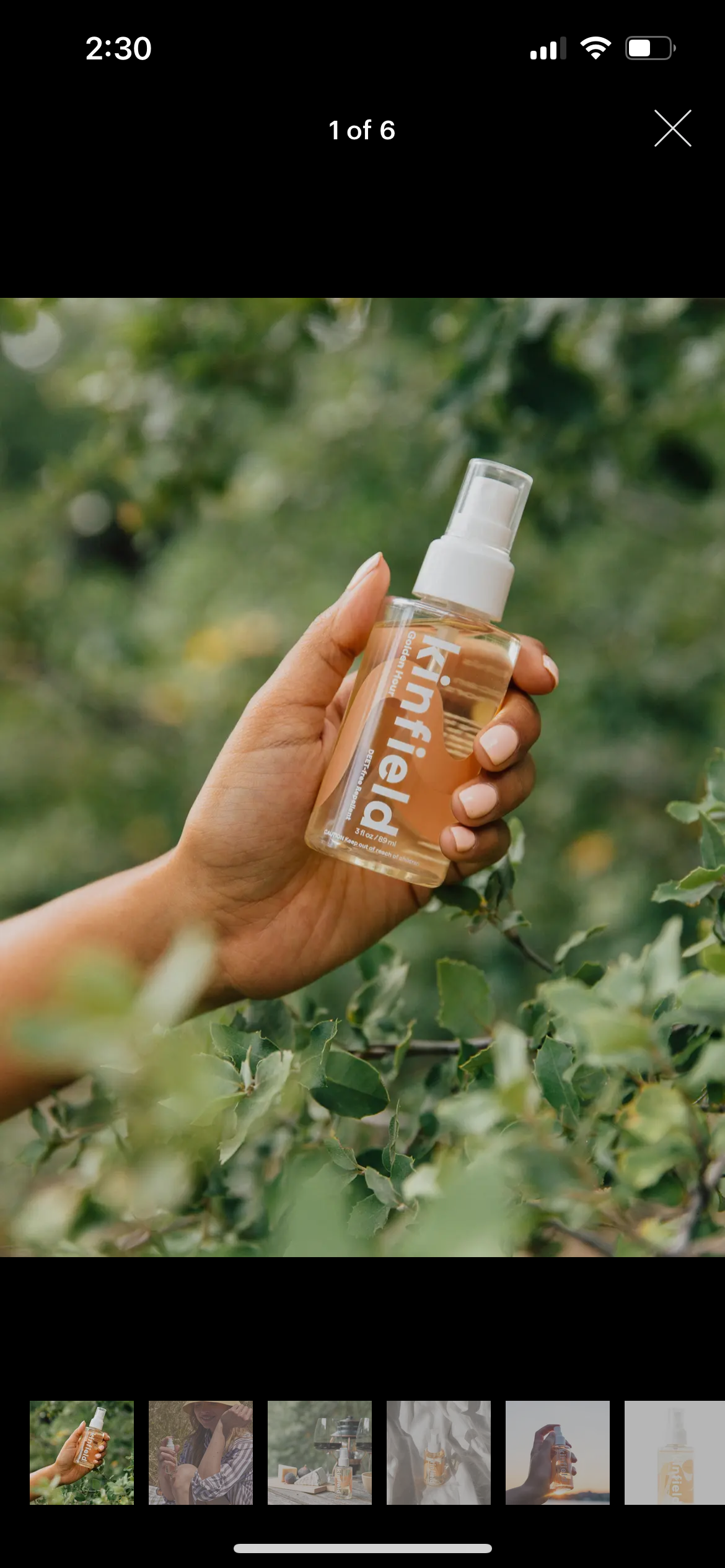 Golden Hour Bug Spray