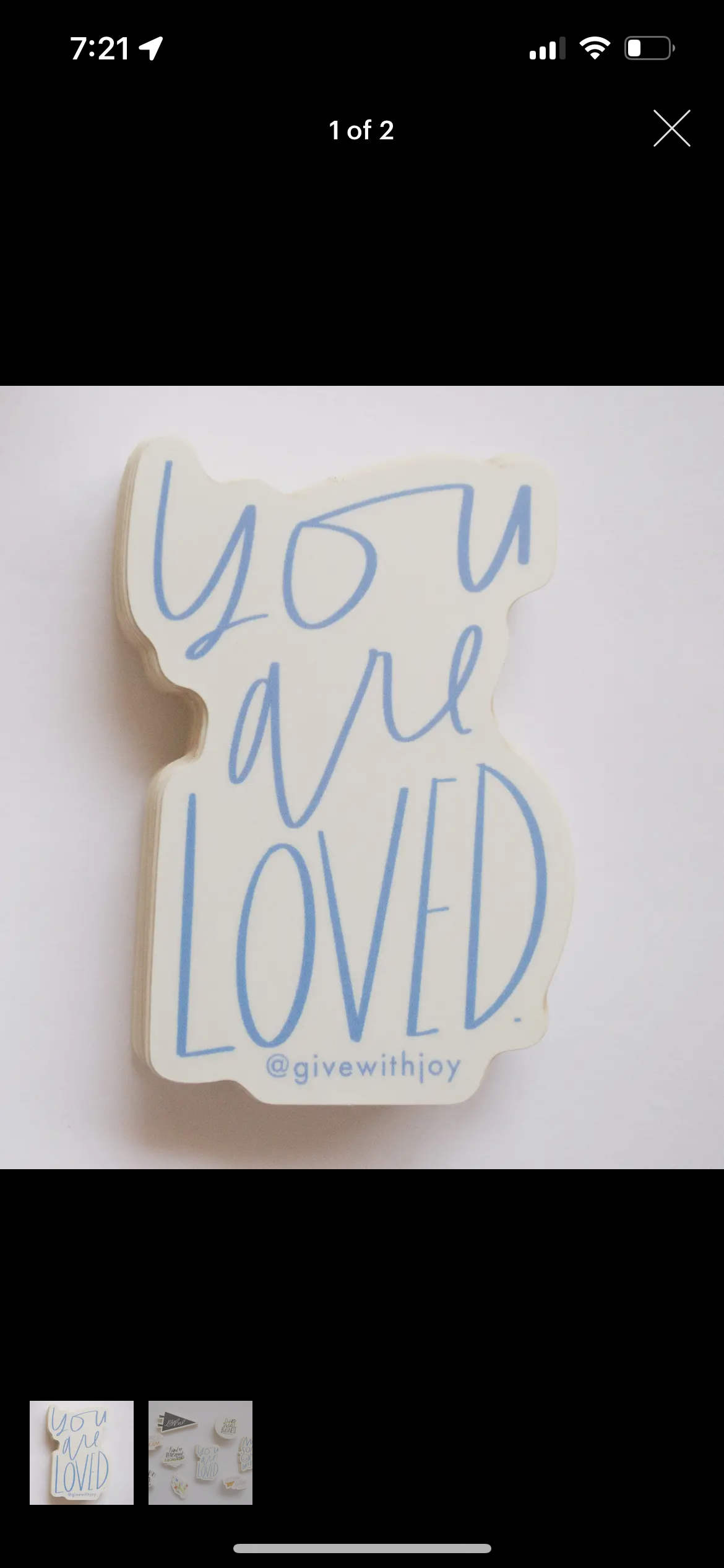 You Are Loved Sticker