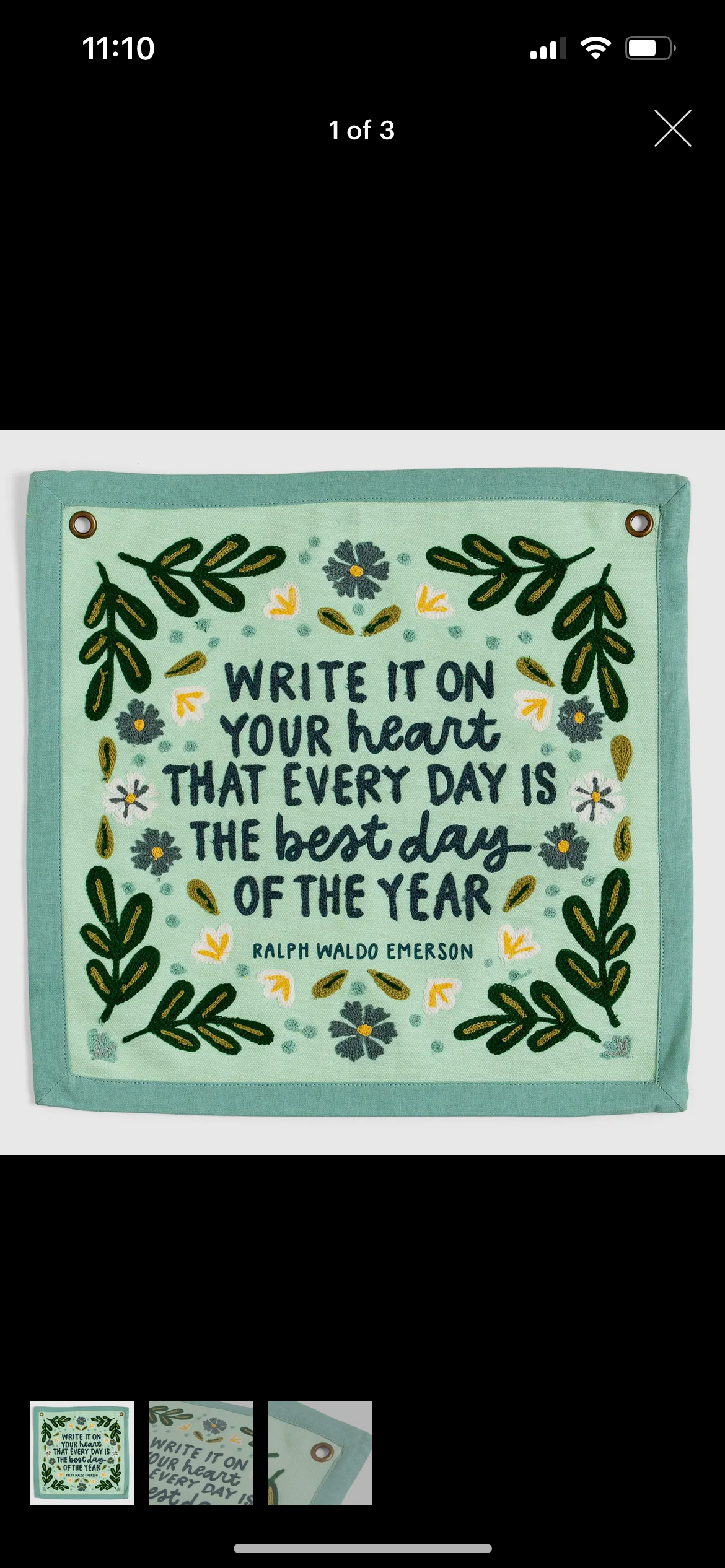 Best Day Canvas Banner
