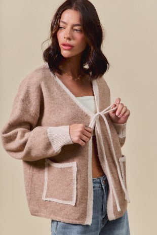 blush cardigan