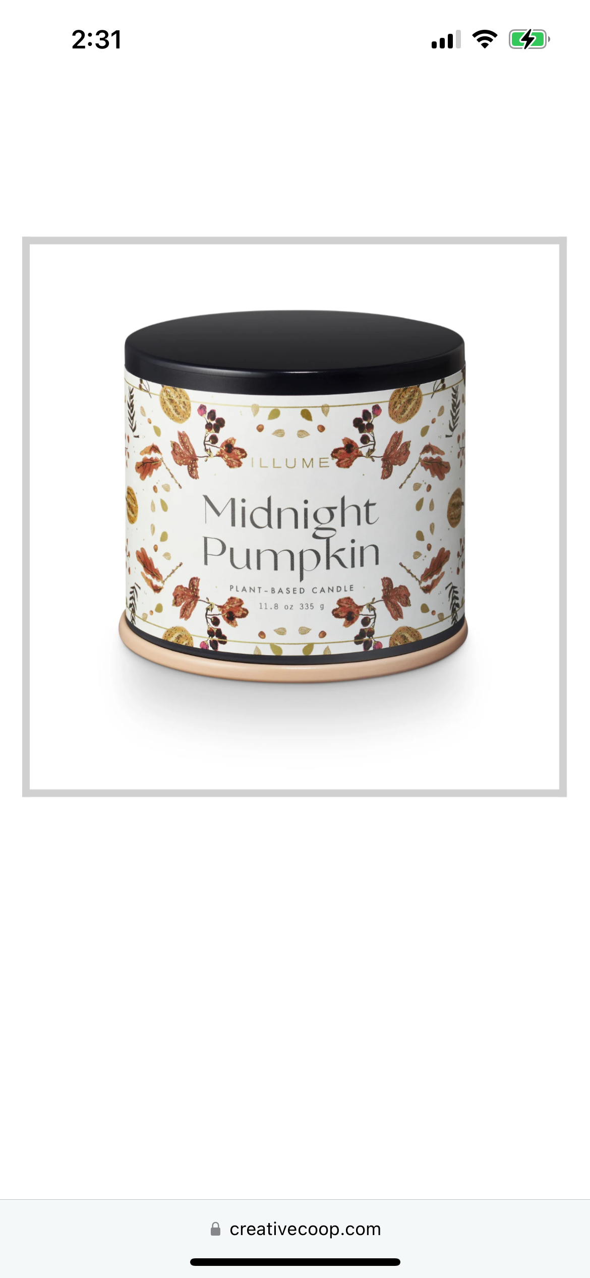 Midnight Pumpkin Candle
