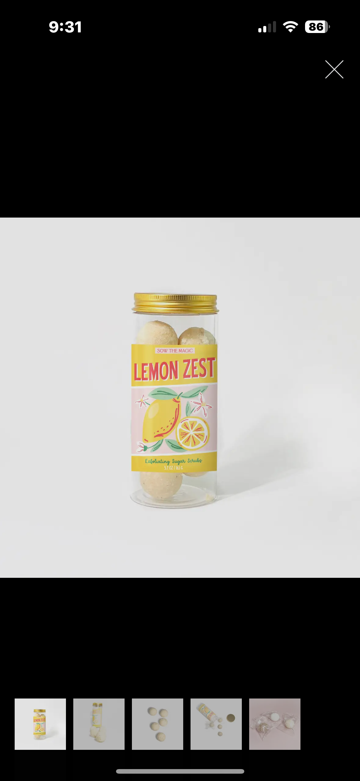 lemon zest scrubs