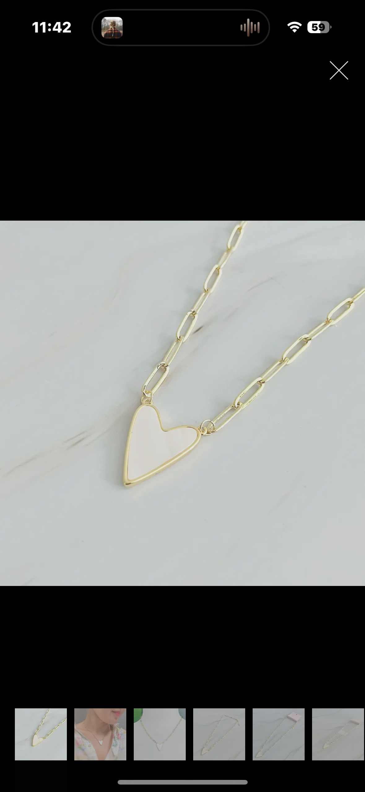 heart pendant necklace