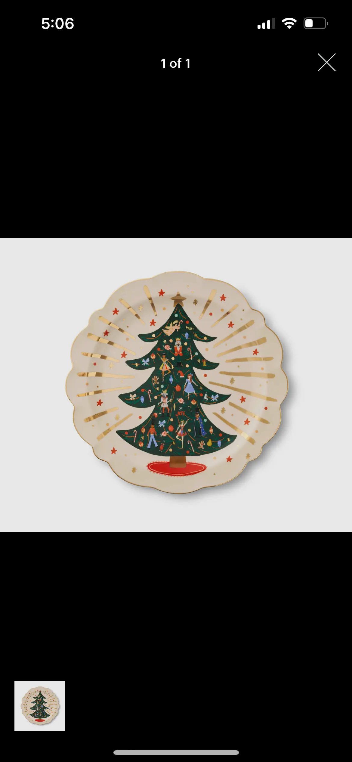 Nutcracker Serving Platter