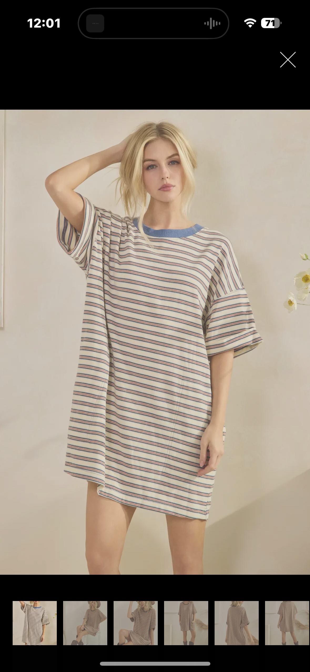 oversized T-shirt dress