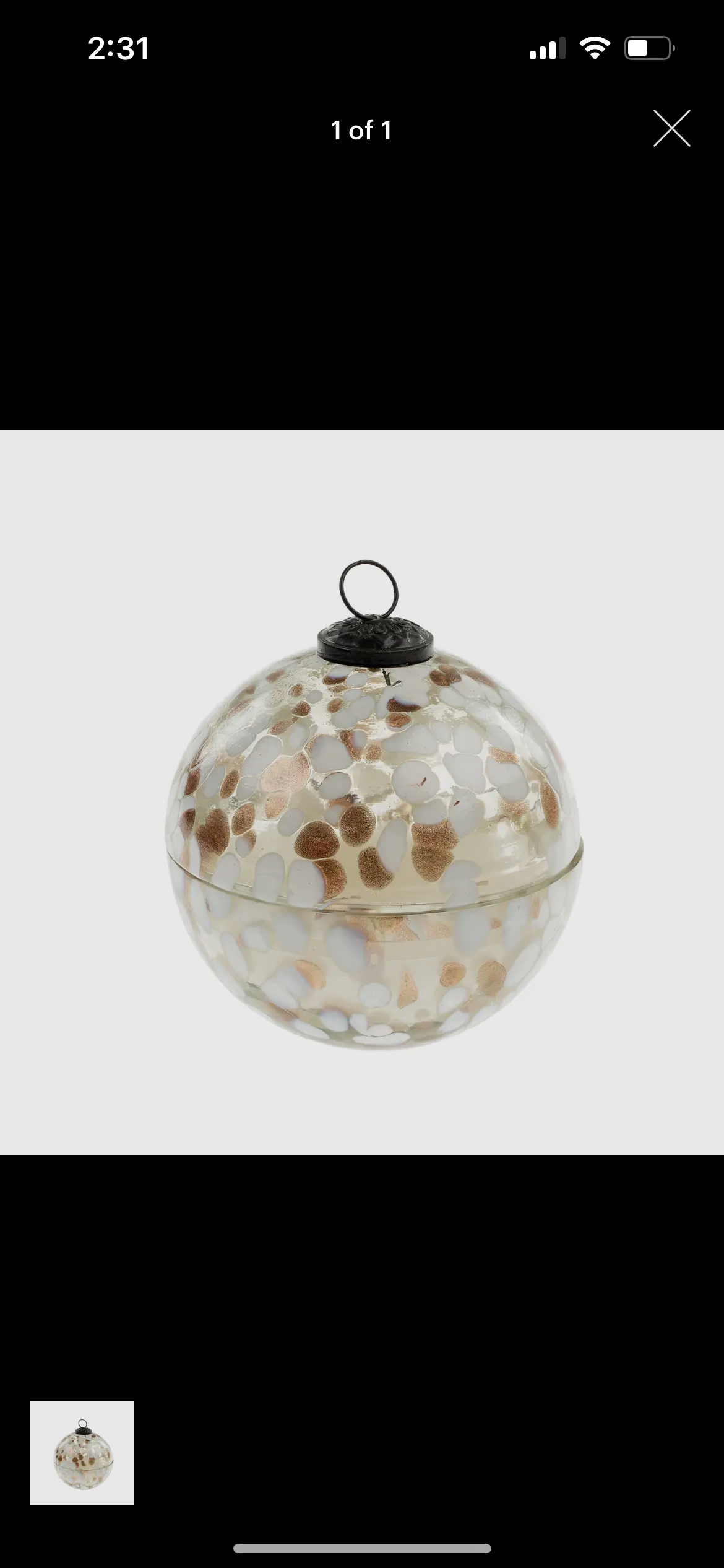 Ornament Candle