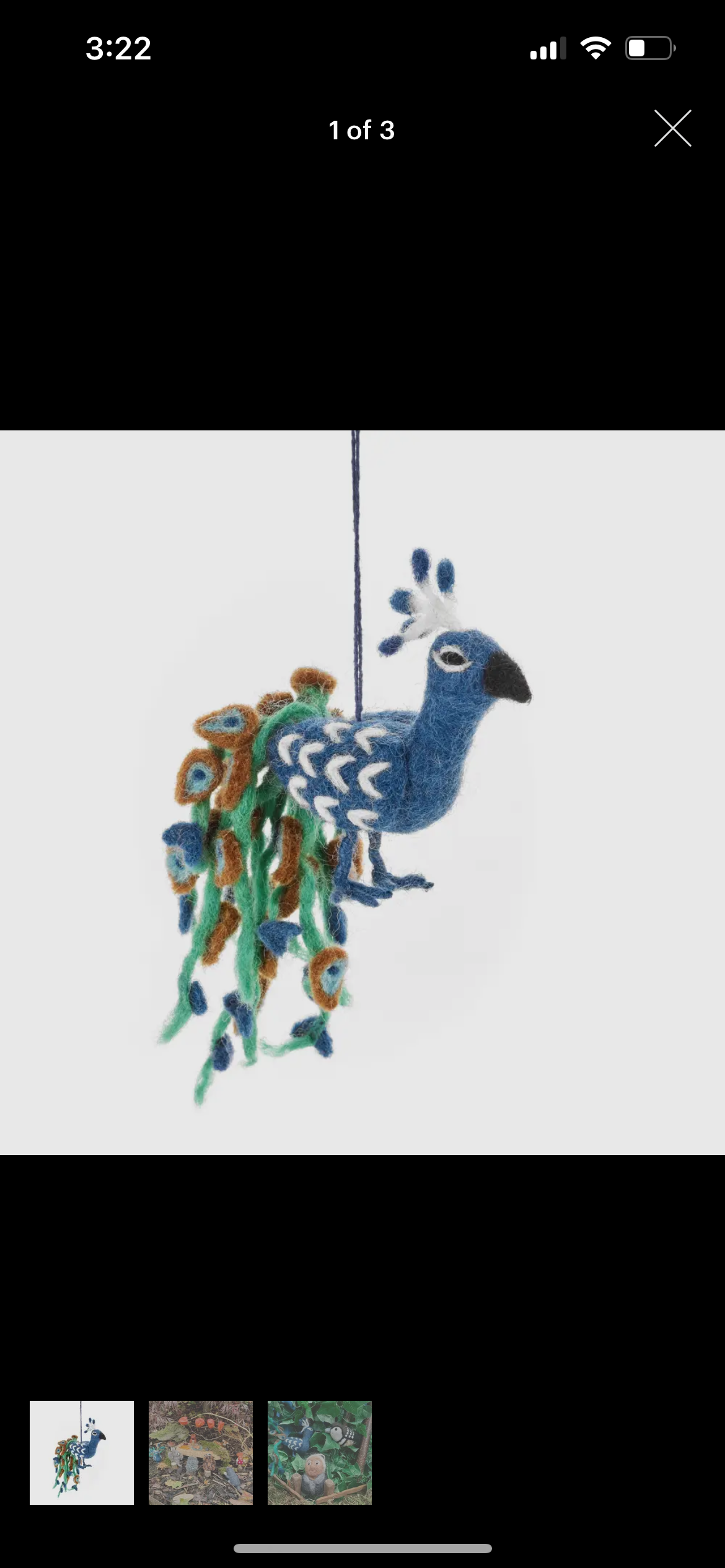 Peacock Ornament