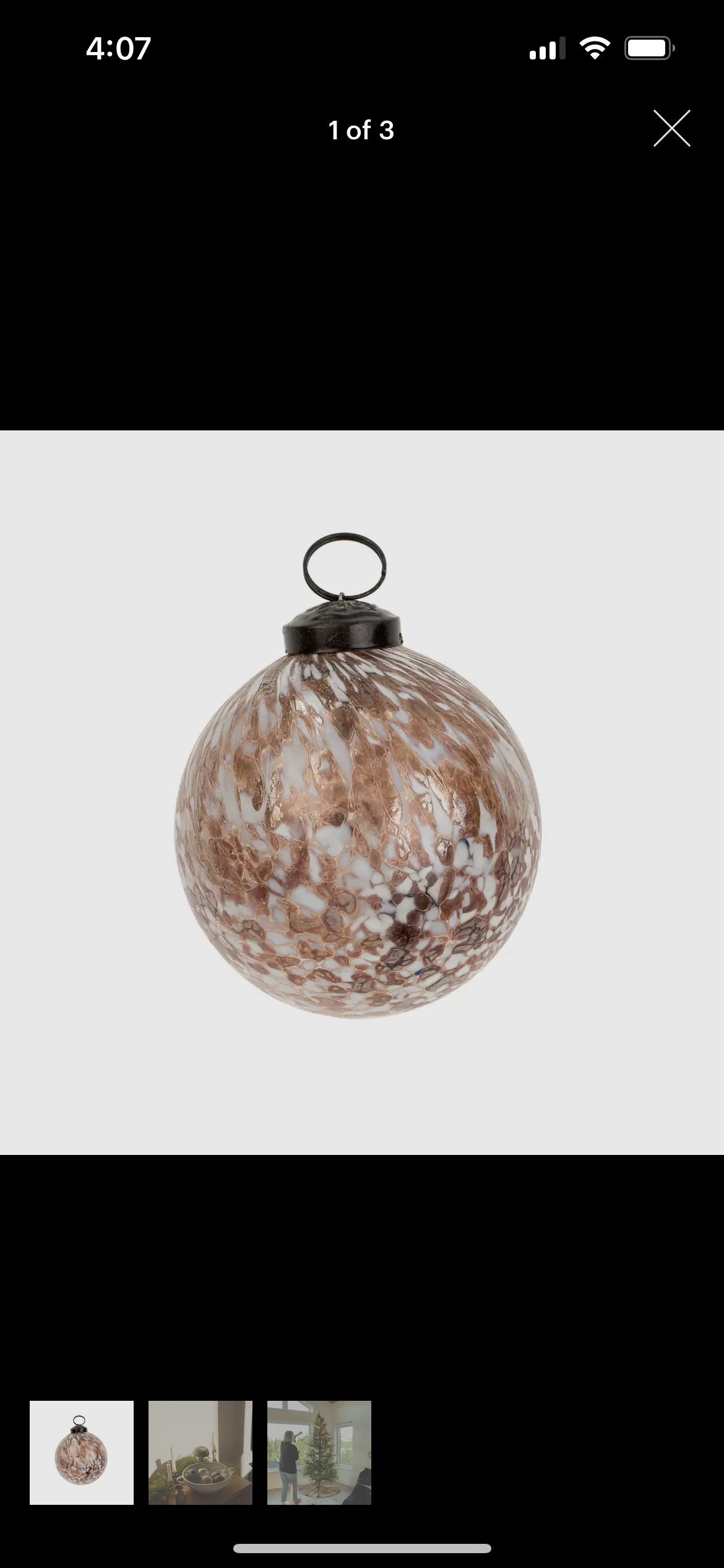 Small Confetti Ornament