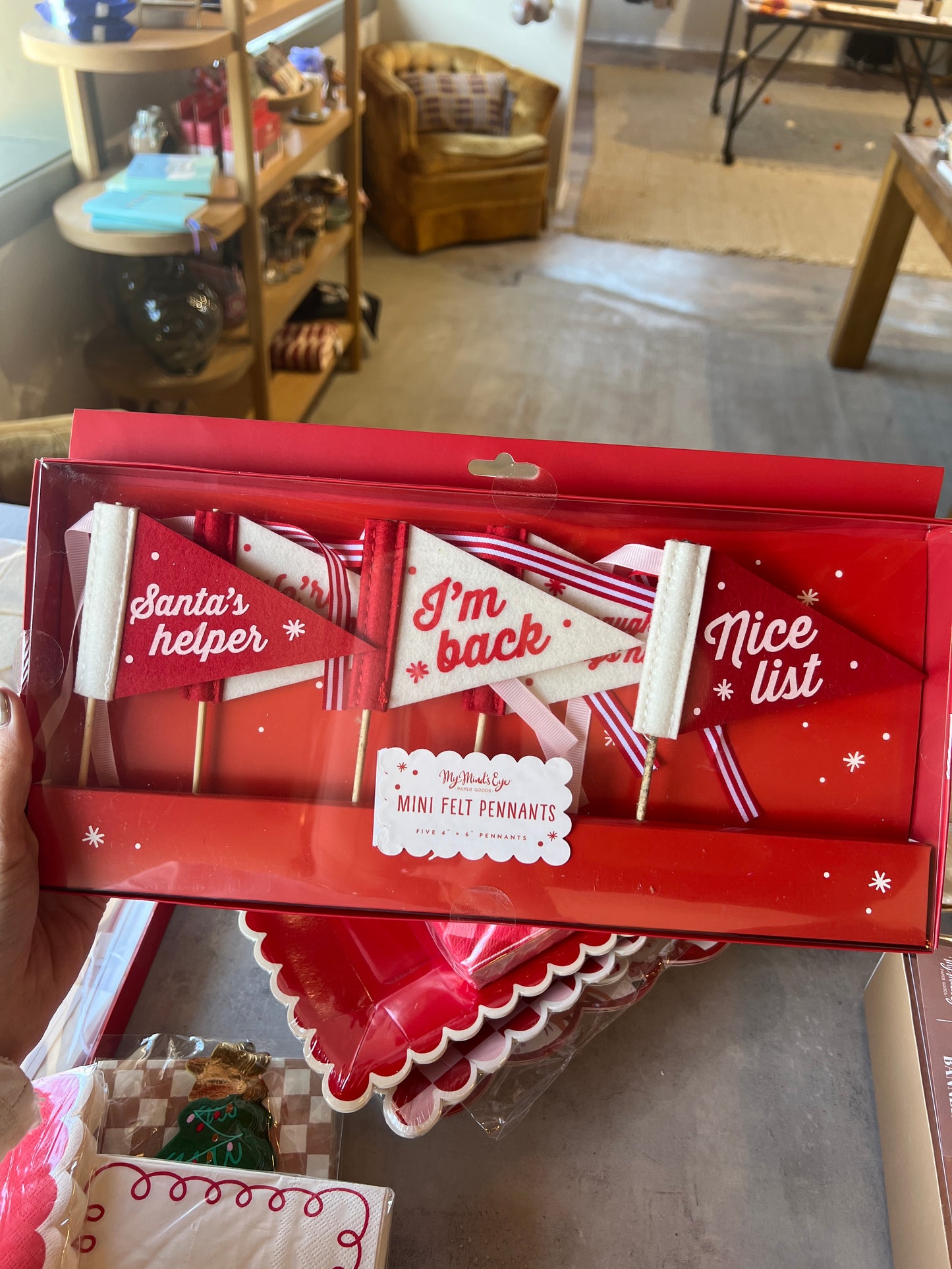 Elf Mini Pennant Flags