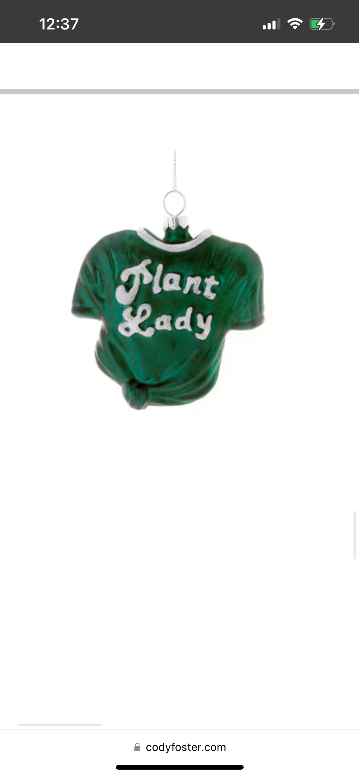 Plant Lady Ornament