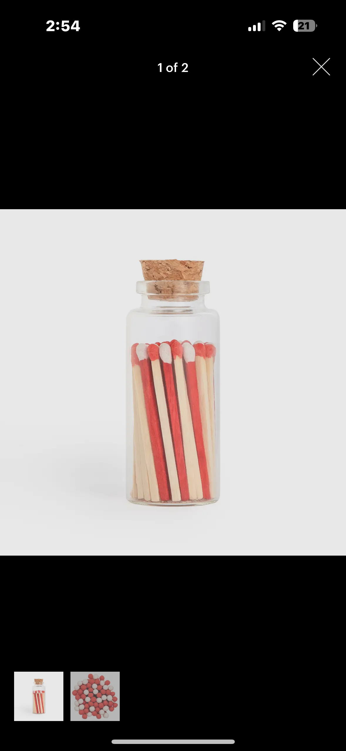 peppermint stick matches