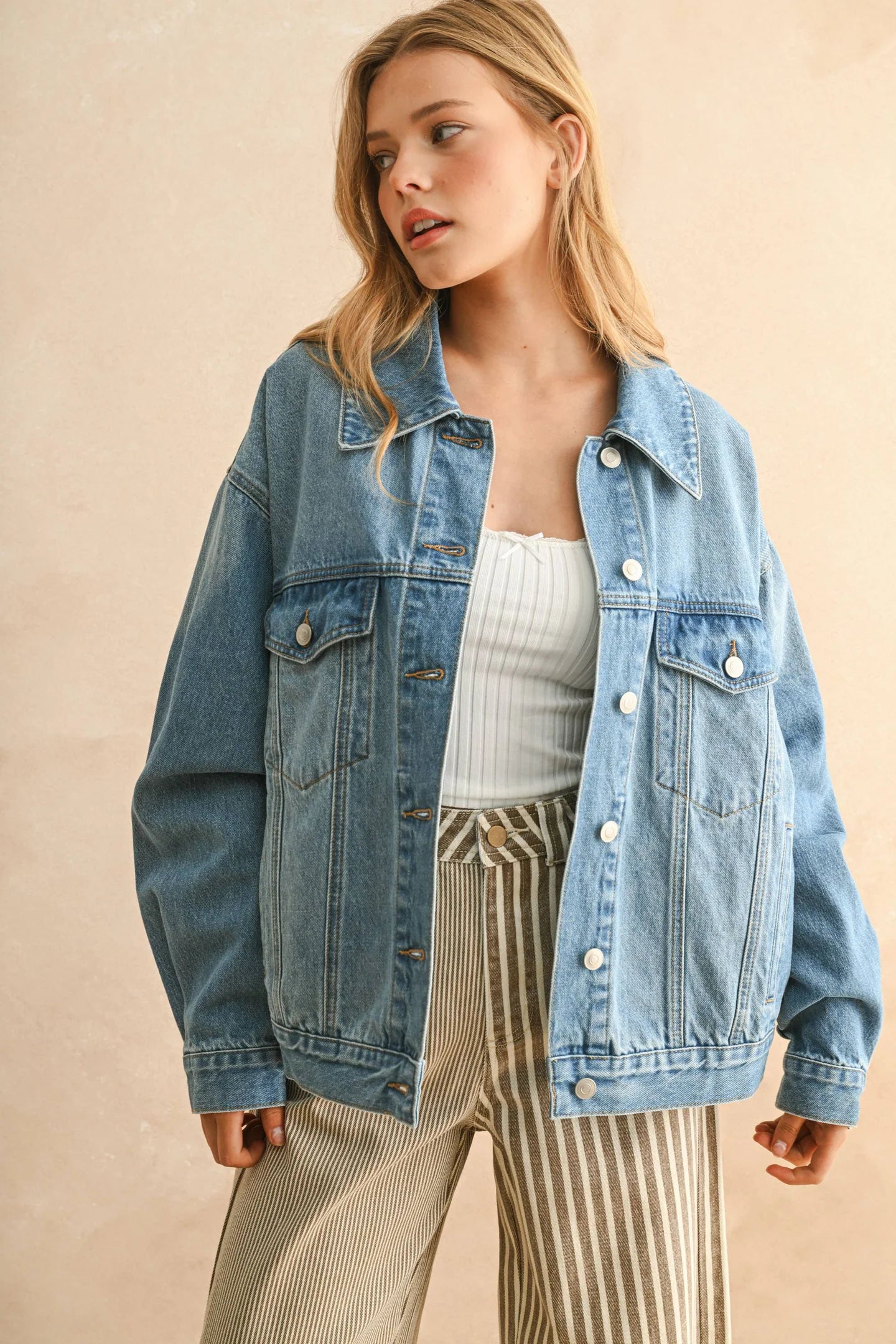 oversized denim jacket